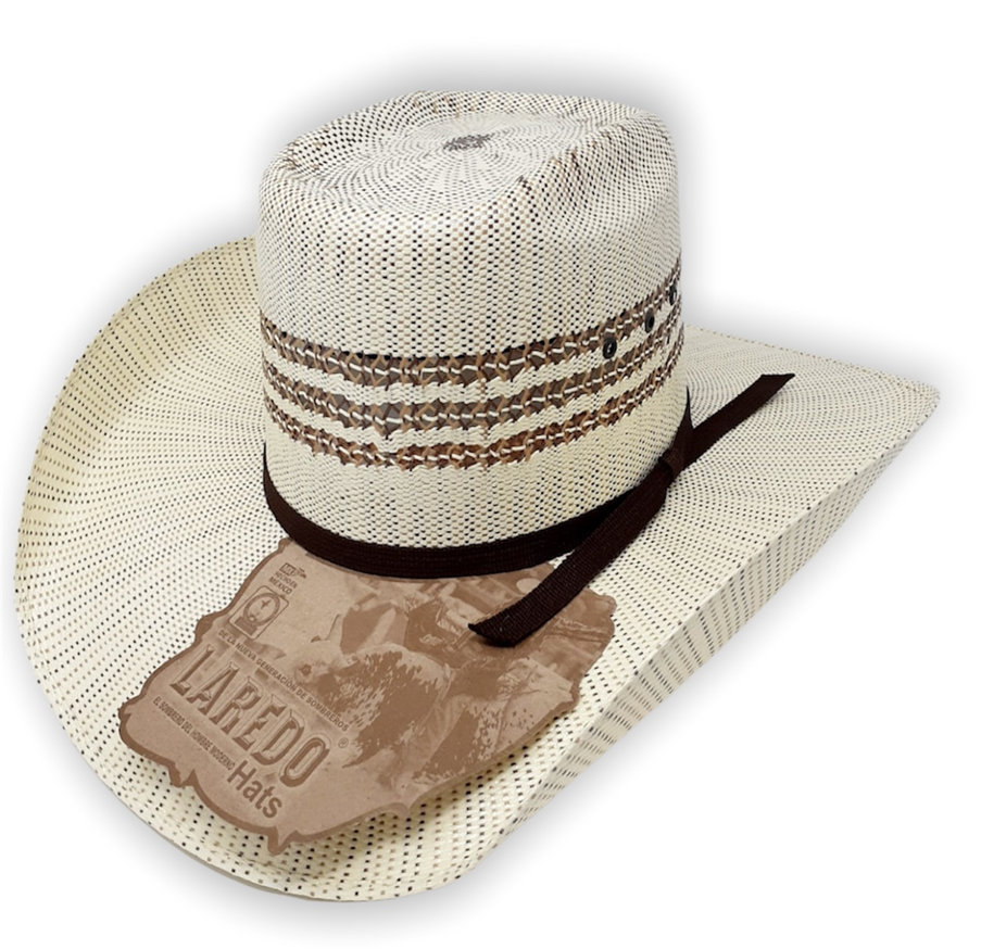 Sombrero Taiwan Bicolor New de Horma Cuernos Chuecos 0119 Laredo Hats Taiwan Laredo Hats