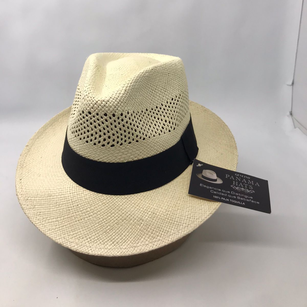 Panama original horma catrin con randado color blanco 0161 Laredo Hats Dama Laredo Hats