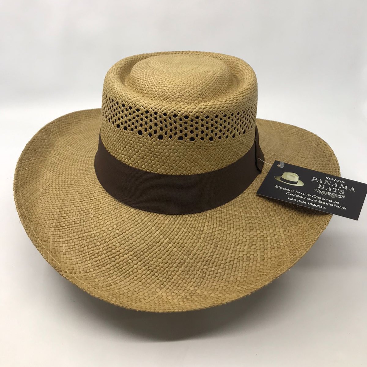 Panama original horma gallera color Camel 0166 Laredo Hats Dama Laredo Hats