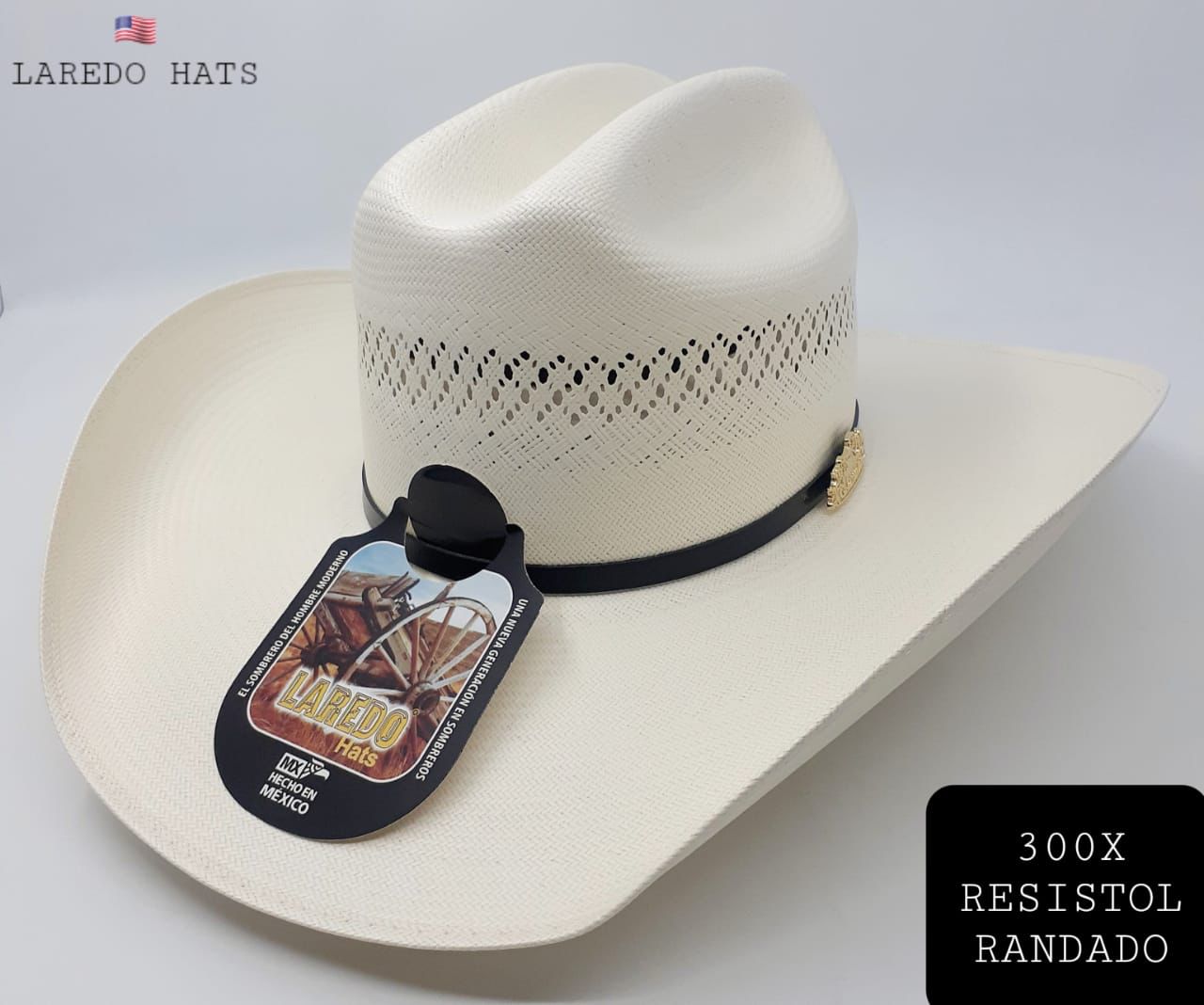 Sombrero Resistol Randado 300X 0198 Laredo Hats Randado Laredo Hats