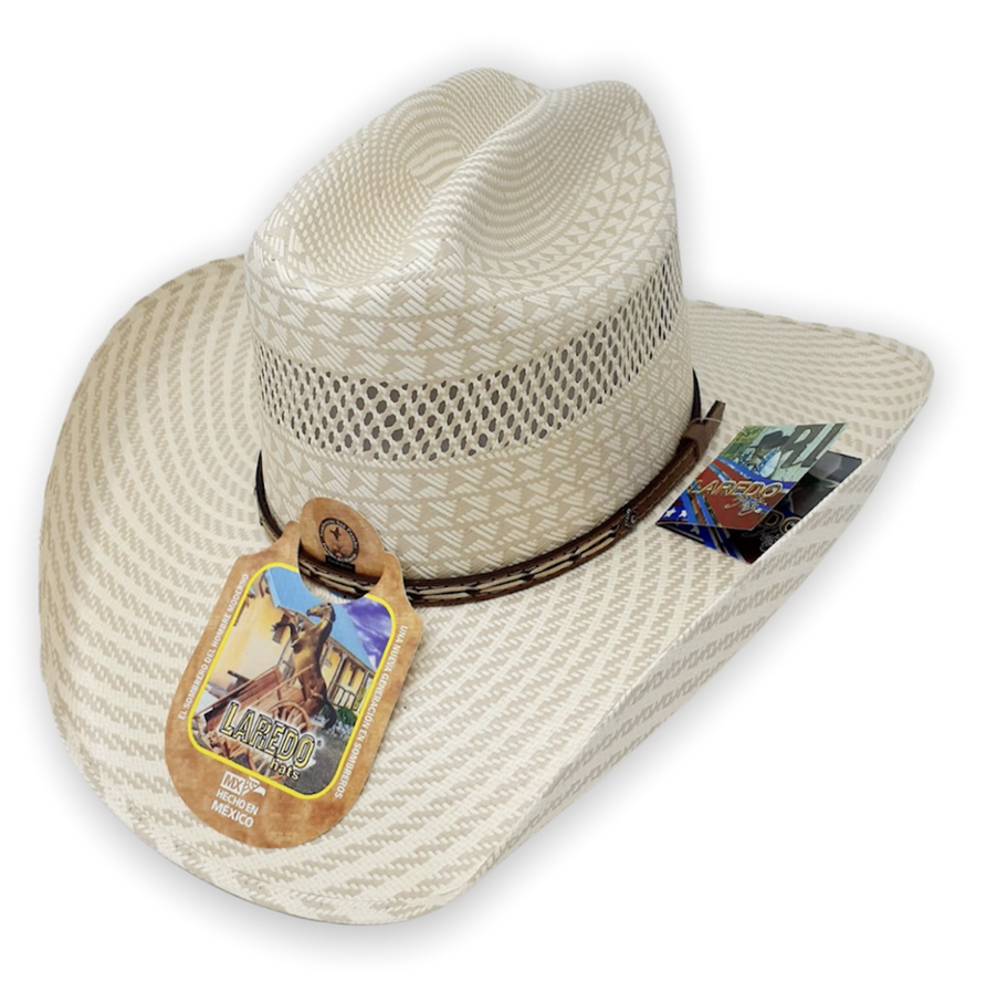 Sombrero 150X Grueso Beige 0080 Laredo Hats Copa Rombos Laredo Hats