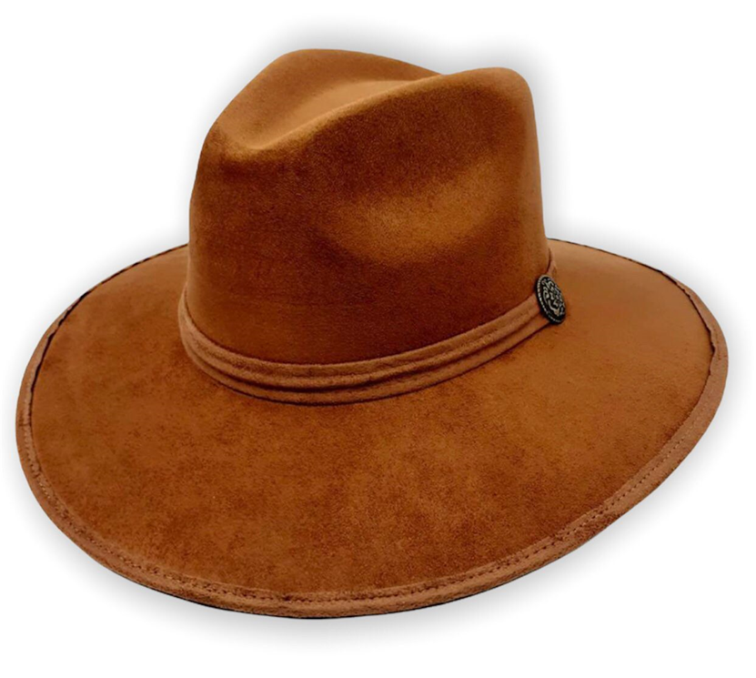 Sombrero Gamuza Miel 0087 Laredo Hats Dama Laredo Hats
